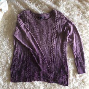 Purple knit sweater/jumper